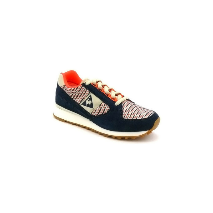 Le Coq Sportif Baskets Eclat W Geo Jacquard Bleu Chaussures Femme